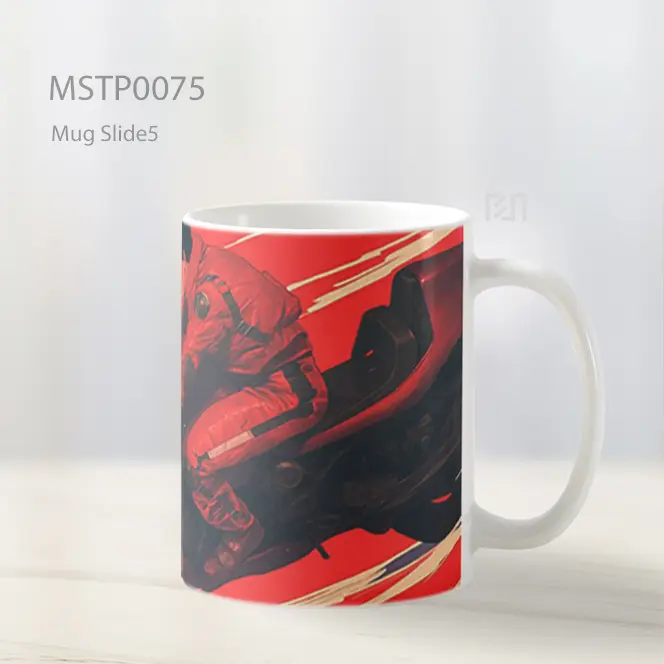 Anime Dark Sword Fighter Mug MSTP0075 - All-side / Desain