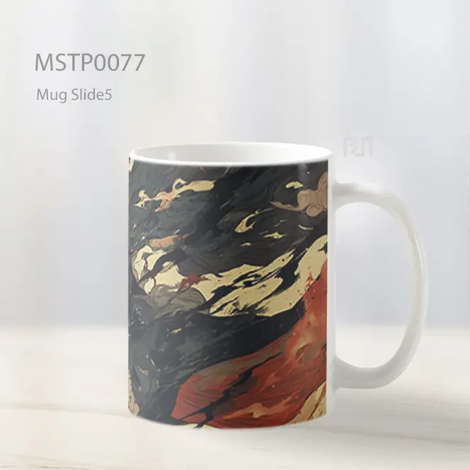 Anime Dark Warrior Mug MSTP0077 - All-side / Desain
