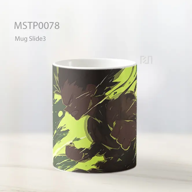 Anime Dark Warrior Mug MSTP0078 - All-side / Desain