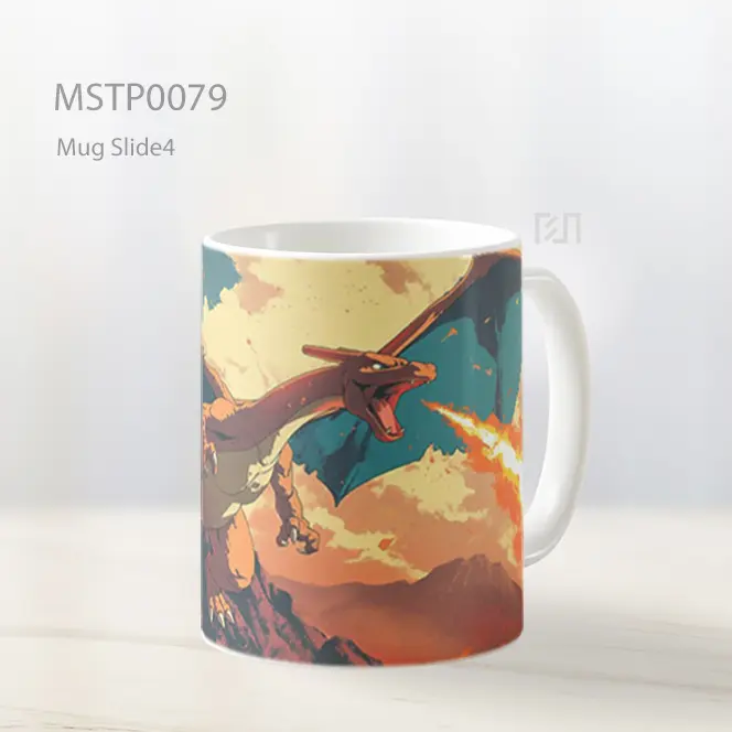 Anime Dragon Scene Mug MSTP0079