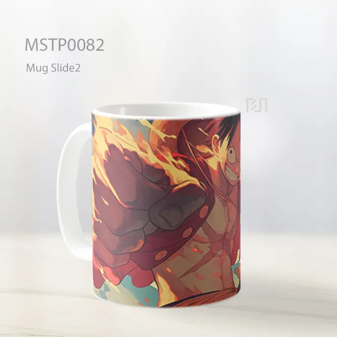 Anime Fire Battle Scene Mug MSTP0082 - All-side / Desain