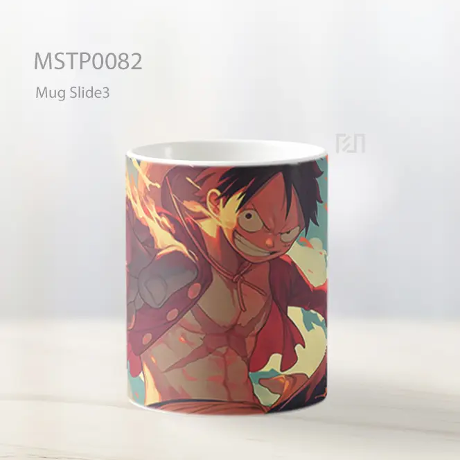 Anime Fire Battle Scene Mug MSTP0082 - All-side / Desain