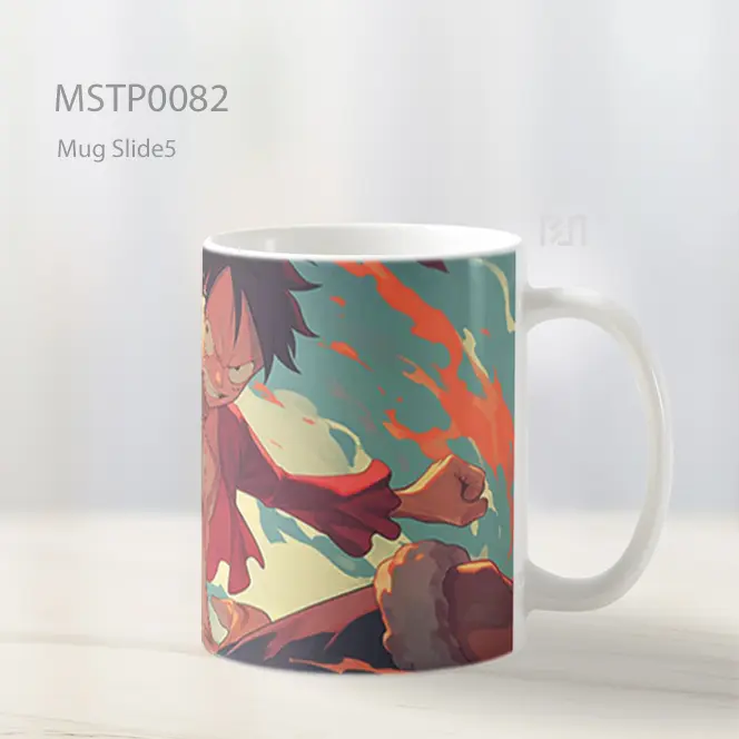 Anime Fire Battle Scene Mug MSTP0082 - All-side / Desain