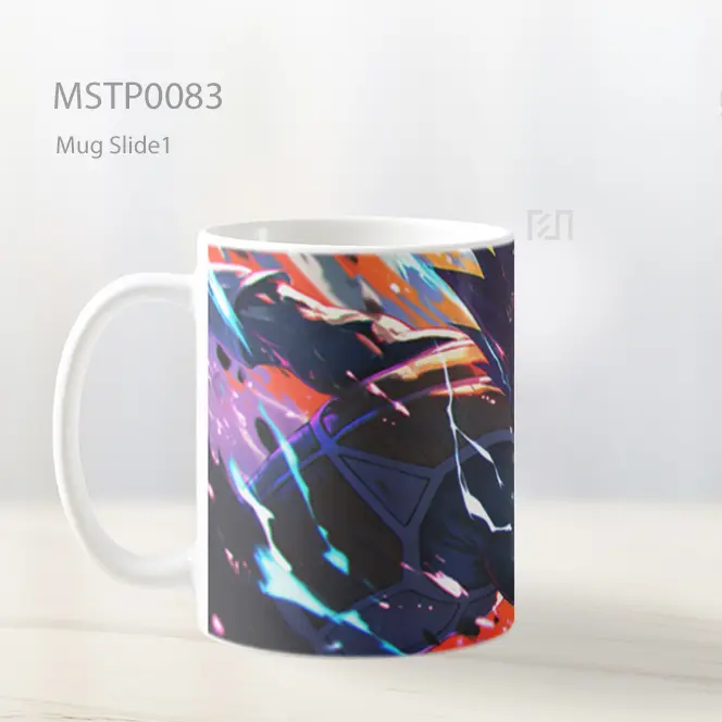 Anime Fire Battle Scene Mug MSTP0083 - All-side / Desain