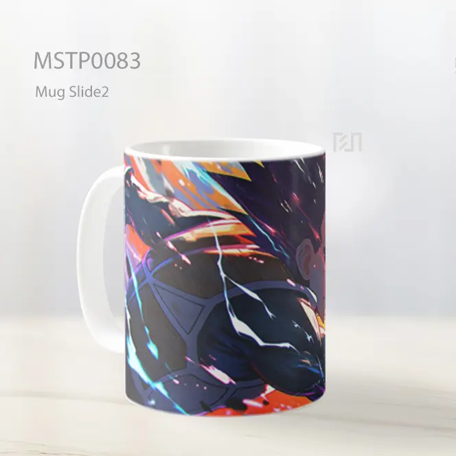 Anime Fire Battle Scene Mug MSTP0083 - All-side / Desain