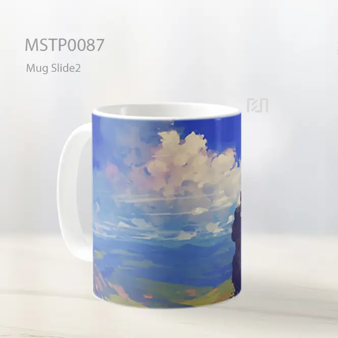 Anime Friends Landscape Mug MSTP0087 - All-side / Desain