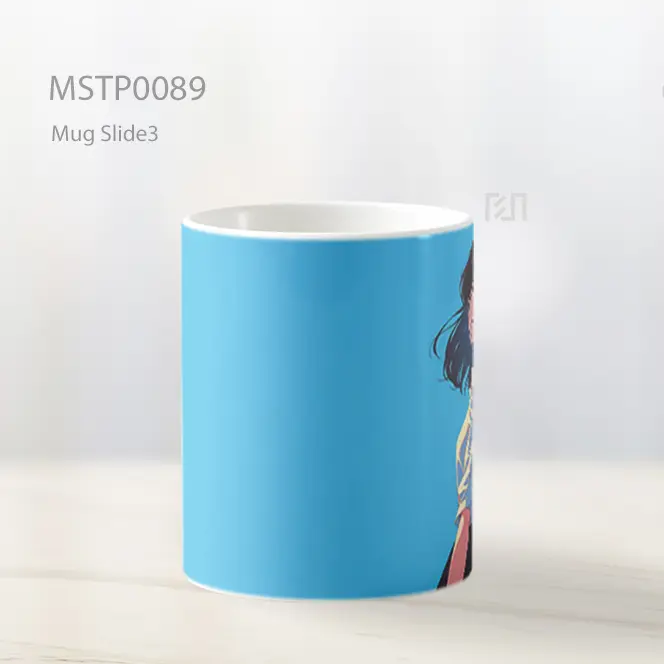 Anime Girl Blue Background Scene Mug MSTP0089 - All-side / Desain