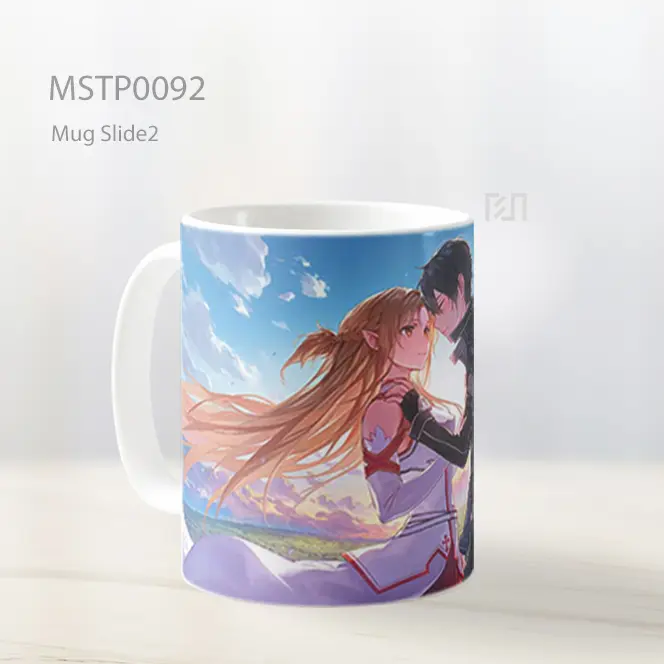 Anime Girl In Black Dress Mug MSTP0092 - All-side / Desain