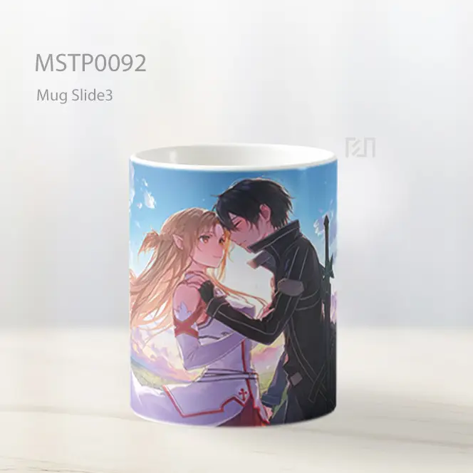 Anime Girl In Black Dress Mug MSTP0092 - All-side / Desain