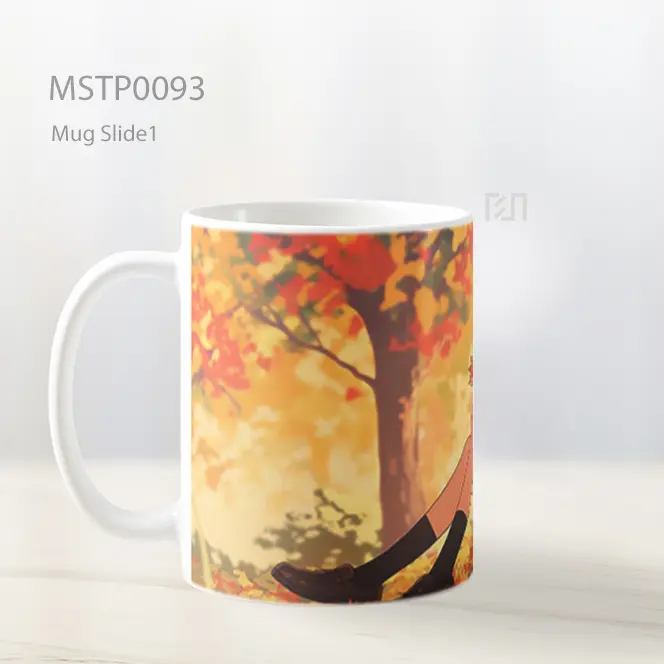 Anime Girl Musim Gugur Mug MSTP0093 - All-side / Desain
