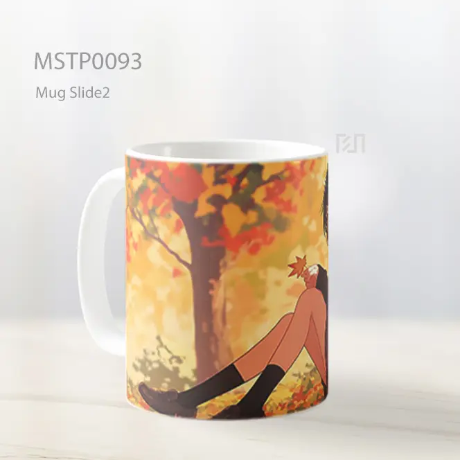 Anime Girl Musim Gugur Mug MSTP0093 - All-side / Desain