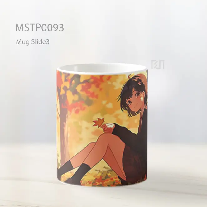 Anime Girl Musim Gugur Mug MSTP0093 - All-side / Desain