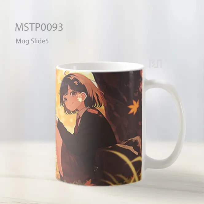 Anime Girl Musim Gugur Mug MSTP0093 - All-side / Desain