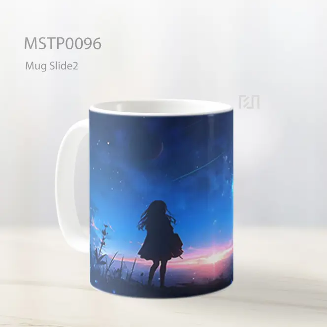 Anime Girl Planet View Mug MSTP0096 - All-side / Desain