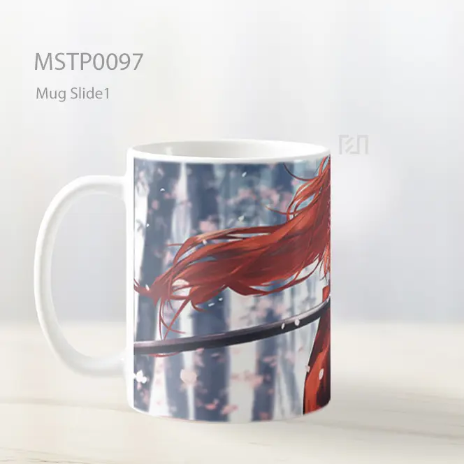 Anime Girl Red Hair Mug MSTP0097 - All-side / Desain