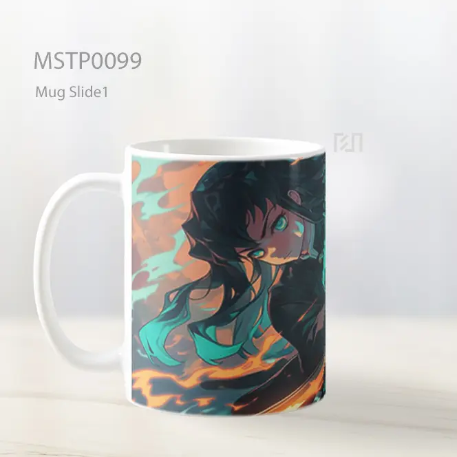 Anime Girl With Sword Mug MSTP0099 - All-side / Desain