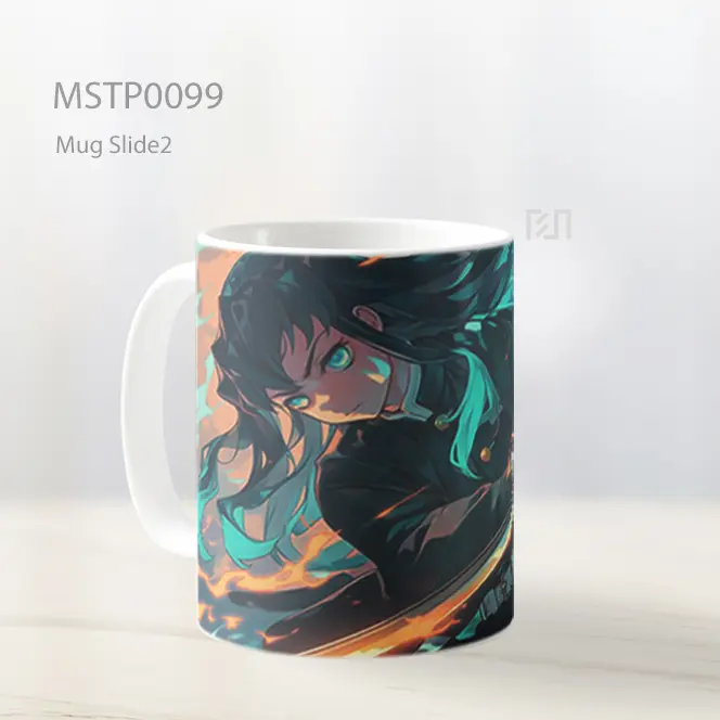 Anime Girl With Sword Mug MSTP0099 - All-side / Desain