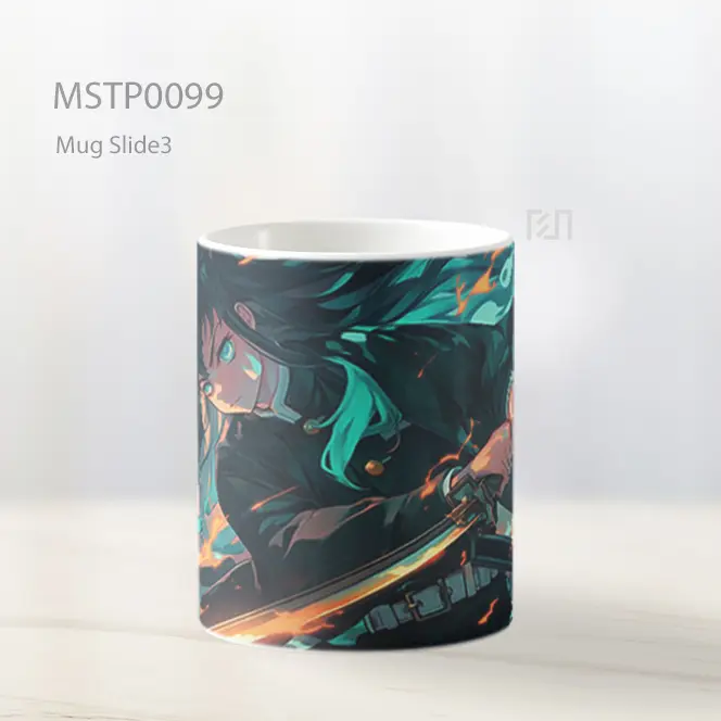 Anime Girl With Sword Mug MSTP0099 - All-side / Desain