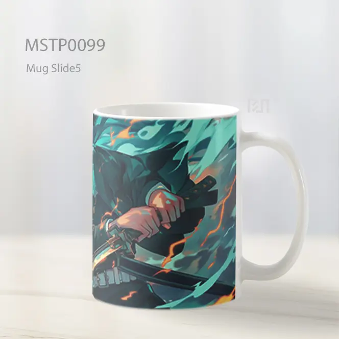 Anime Girl With Sword Mug MSTP0099 - All-side / Desain