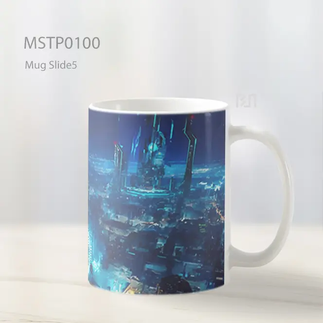 Anime Girl With Sword Mug MSTP0100 - All-side / Desain