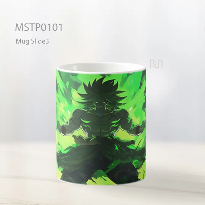Anime Green Power Scene Mug MSTP0101 - All-side / Desain