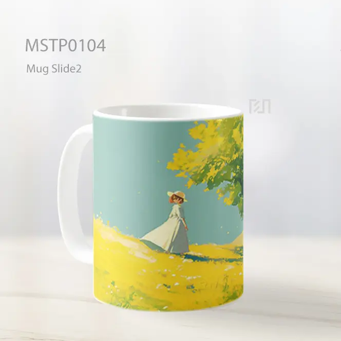 Anime Landscape With Girl Mug MSTP0104 - All-side / Desain