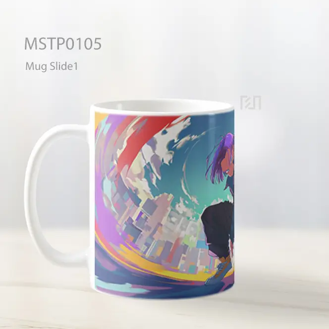 Anime Martial Arts Fighter Mug MSTP0105 - All-side / Desain