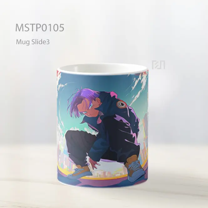 Anime Martial Arts Fighter Mug MSTP0105 - All-side / Desain