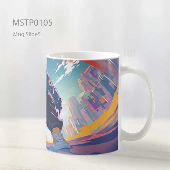Anime Martial Arts Fighter Mug MSTP0105 - All-side / Desain