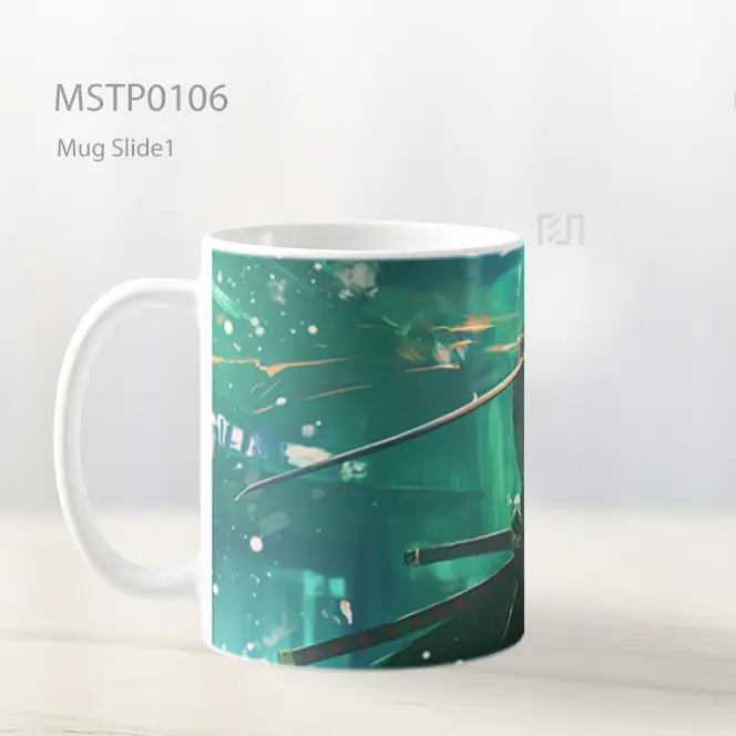 Anime Mecha Battle Scene Mug MSTP0106 - All-side / Desain