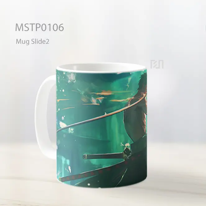 Anime Mecha Battle Scene Mug MSTP0106 - All-side / Desain