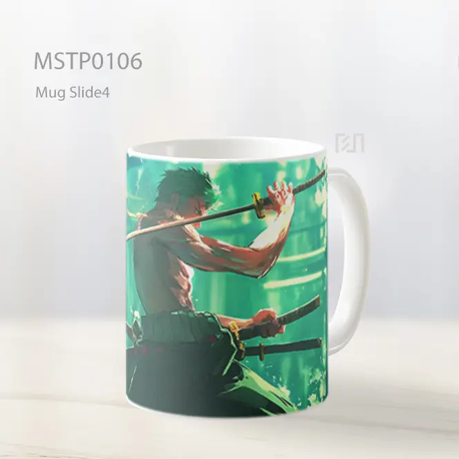 Anime Mecha Battle Scene Mug MSTP0106