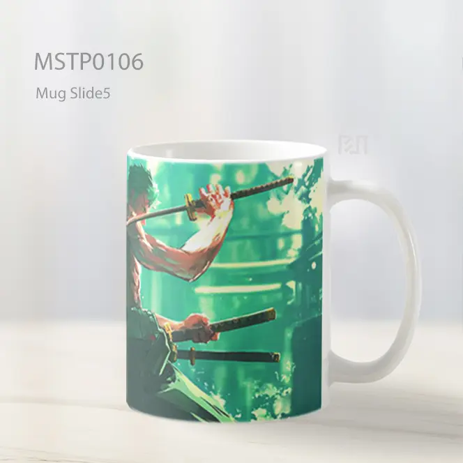 Anime Mecha Battle Scene Mug MSTP0106 - All-side / Desain