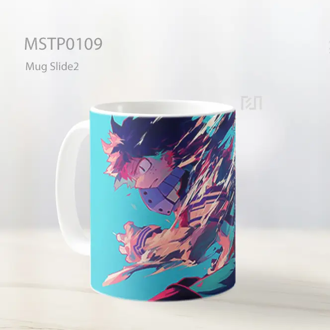Anime Neon Colors Scene Mug MSTP0109 - All-side / Desain