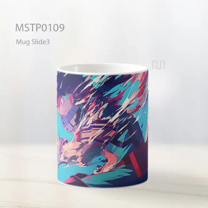 Anime Neon Colors Scene Mug MSTP0109 - All-side / Desain