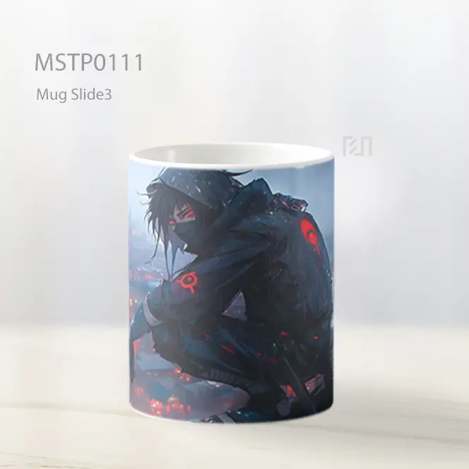 Anime Ninja Kota Hujan Mug MSTP0111 - All-side / Desain