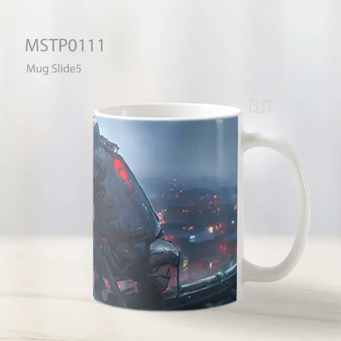 Anime Ninja Kota Hujan Mug MSTP0111 - All-side / Desain
