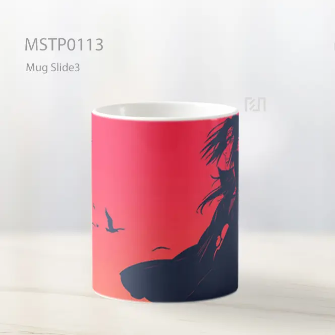 Anime Red Sky Silhouette Scene Mug MSTP0113 - All-side / Desain