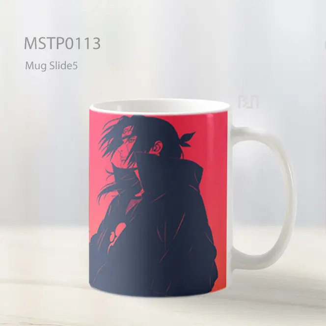 Anime Red Sky Silhouette Scene Mug MSTP0113 - All-side / Desain