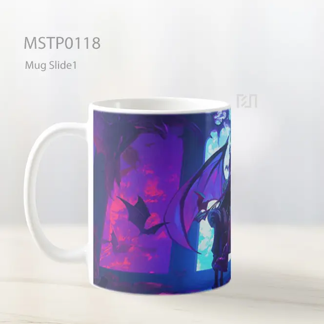Anime Sayap Iblis Takhta Mug MSTP0118 - All-side / Desain