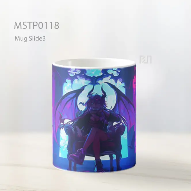Anime Sayap Iblis Takhta Mug MSTP0118 - All-side / Desain