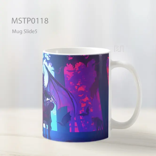Anime Sayap Iblis Takhta Mug MSTP0118 - All-side / Desain