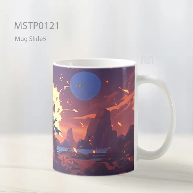 Anime Sunset Romance Mug MSTP0121 - All-side / Desain