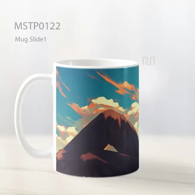 Anime Sunset Warrior Scene Mug MSTP0122 - All-side / Desain