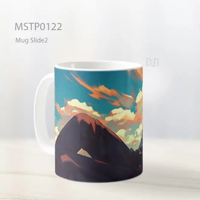 Anime Sunset Warrior Scene Mug MSTP0122 - All-side / Desain