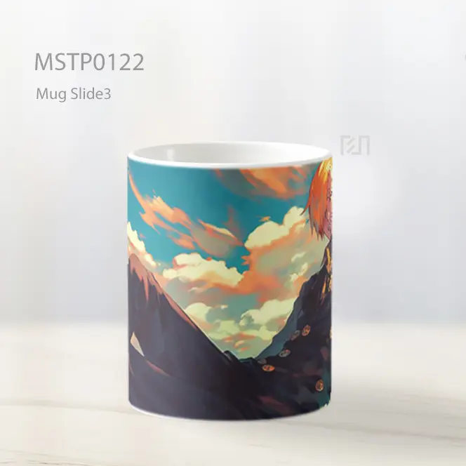 Anime Sunset Warrior Scene Mug MSTP0122 - All-side / Desain