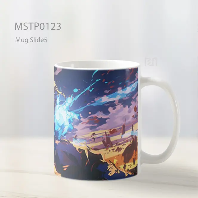 Anime Sword Clash Scene Mug MSTP0123 - All-side / Desain