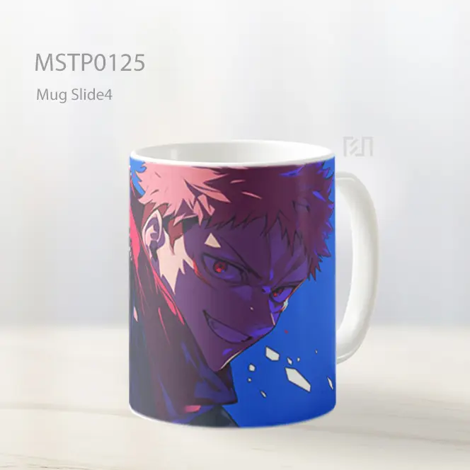 Anime Warrior Red Aura Mug MSTP0125