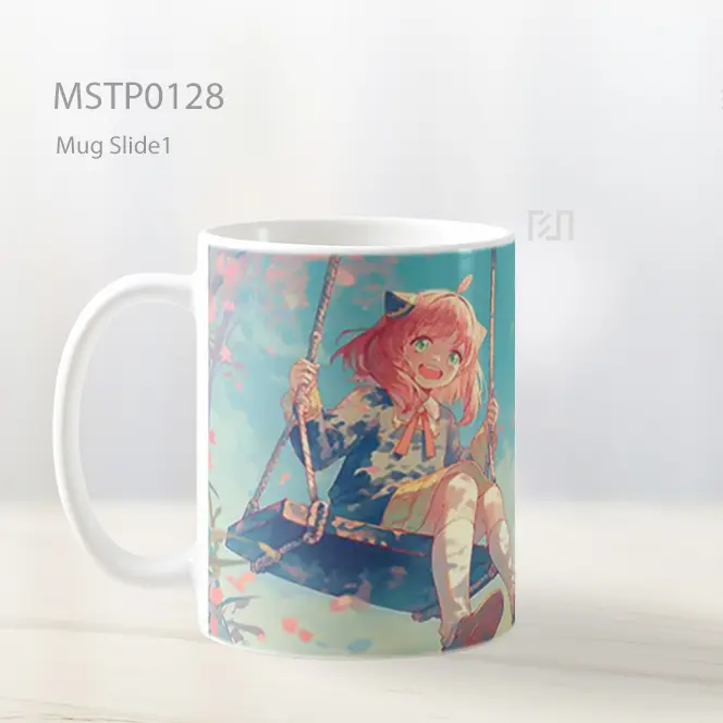 Anya Forger Ayunan Musim Semi Mug MSTP0128 - All-side / Desain
