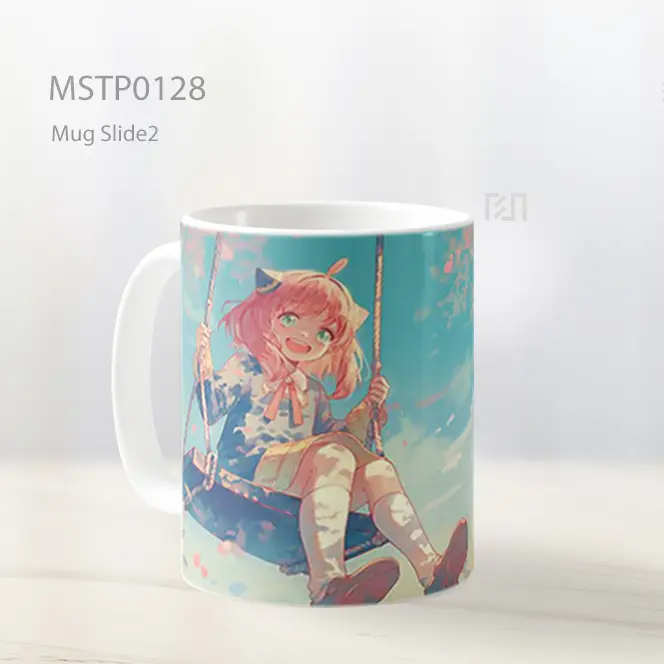 Anya Forger Ayunan Musim Semi Mug MSTP0128 - All-side / Desain